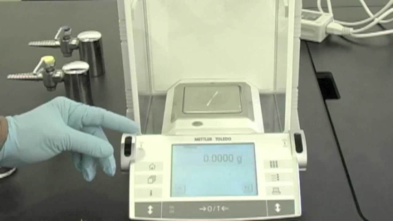 Weighing on an Analytical Balance, A Chemistry Lab Demo From Thinkwell 
